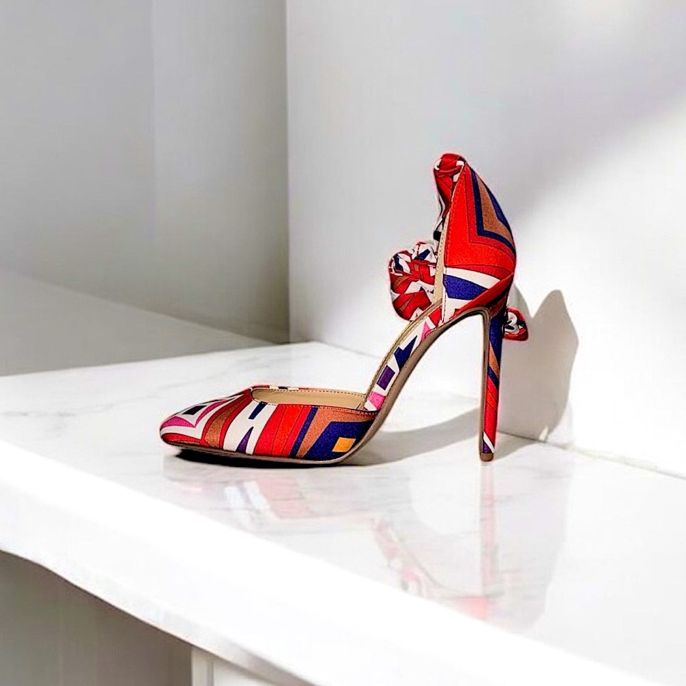 ShoeDazzle Patterned Heels NWOT!